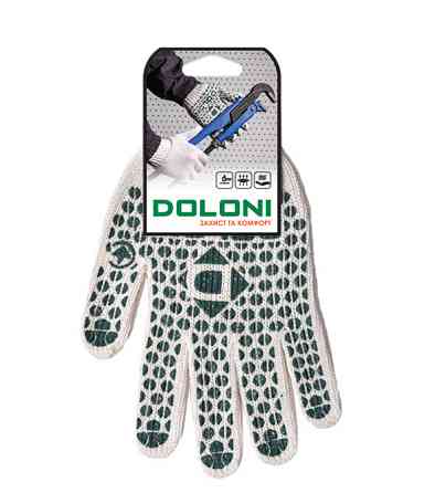 Перчатки защитные трикотажные Doloni Стандарт 547 р.10 Ровно