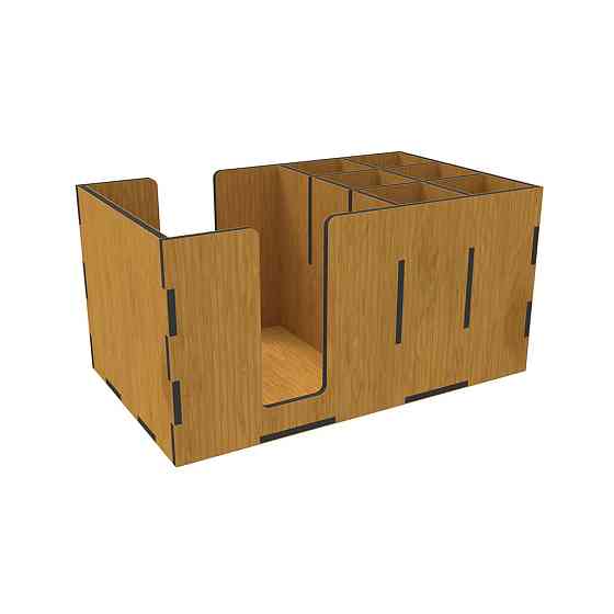 Органайзер EKOSTAR дерев'яний дуб 240х145х120 мм Київ