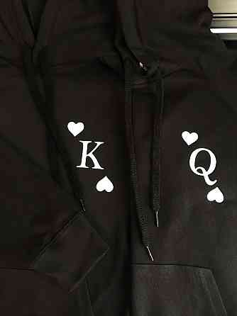 Парне худі для хлопця та дівчини! Парні толстовки. Парні кофти. King \ Queen Чернівці