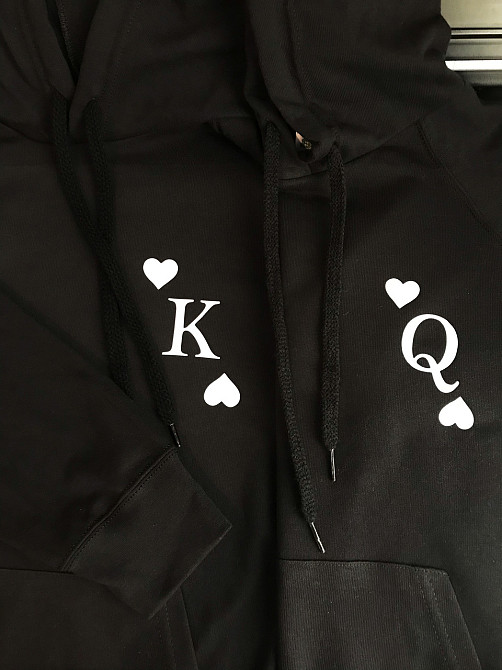 Парне худі для хлопця та дівчини! Парні толстовки. Парні кофти. King \ Queen Чернівці - фото 1