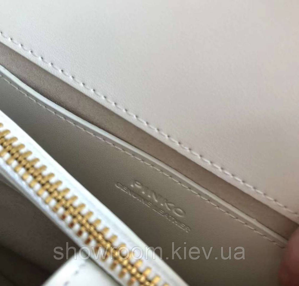 Женская сумка Pinko click mini (231112) белая Киев - изображение 6