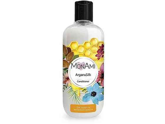 Кондиціонер для ламкого та тонкого волосся 500мл ArganSilk ТМ MONAMI Київ