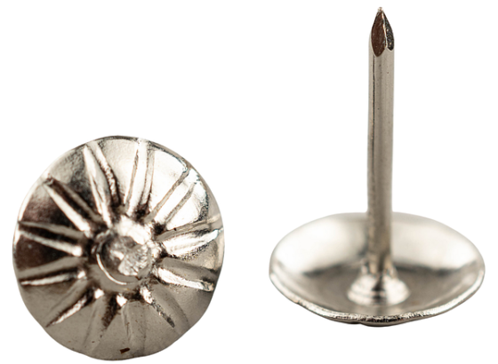 Цвяхи декоративні срібло ребристий 70 г Харків