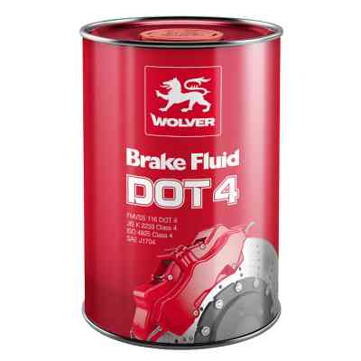 Тормозная жидкость Wolver DOT 4 1л Винница