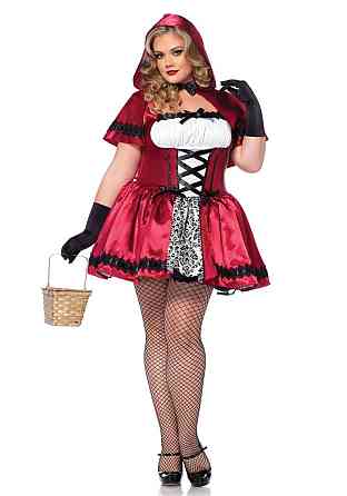 Еротичний костюм Червоної шапочки Leg Avenue Gothic Red Riding Hood 1X–2X, сукня, накидка Sex Aura Київ