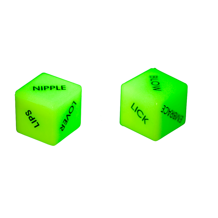 Неоновые кубики Love Dice Glow In The Dark, 2 шт. Sex Aura Киев - изображение 5