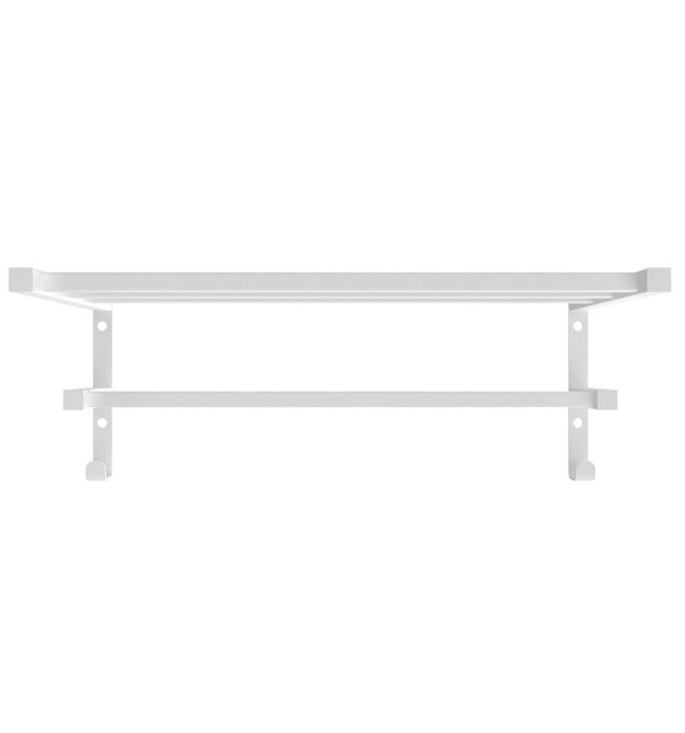 Полка для полотенец настенная профильная HF Sheffield 520x256 white mat Киев - изображение 2