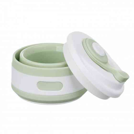 Чашка складана силіконова Collapsible 5332 350мл, зелена Вінниця