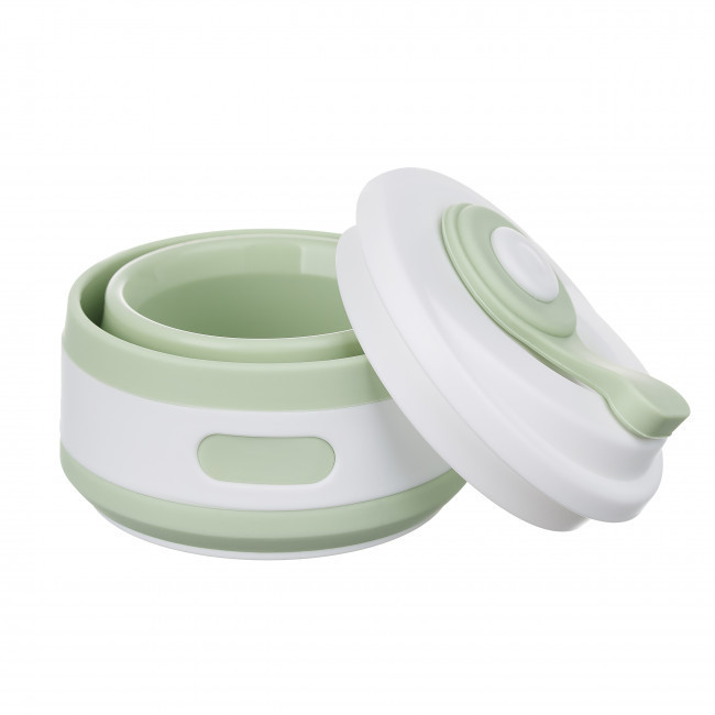 Чашка складана силіконова Collapsible 5332 350мл, зелена Вінниця - фото 2