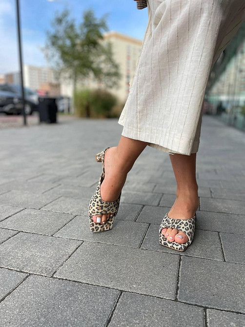 LIRIO Сабо жіночі LIRIO L0313/4073-71 леопард (літо, шкіра натуральна) (5532) Коломыя - изображение 6