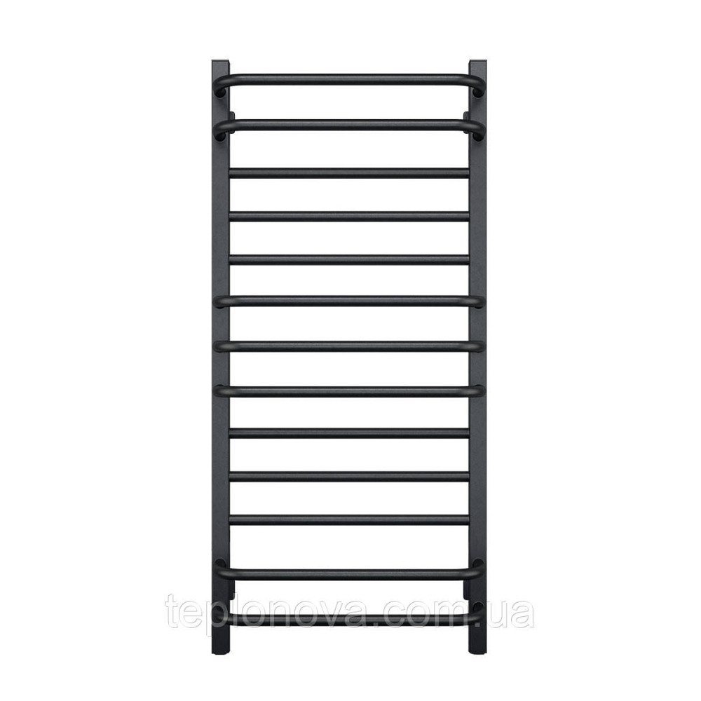 Полотенцесушитель водяной нержавеющий Грандис 500х1000, чёрный муар Черновцы - изображение 1