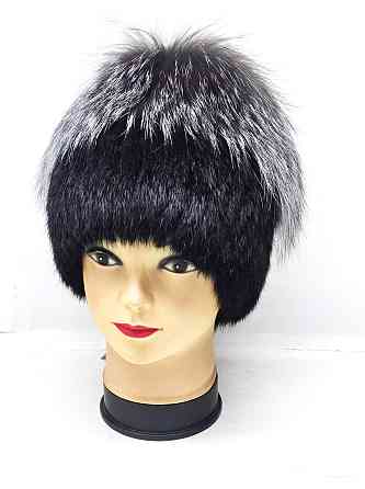 Шапка женская меховая Ника Черный Харьков