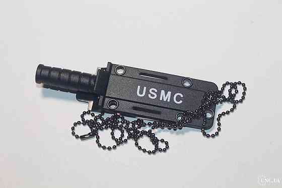 Іграшка міні ніж USMC (репліка) чорний Луцк
