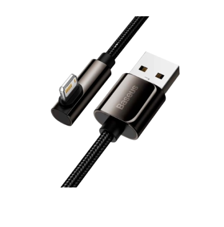 Кабель USB Lightning BASEUS CALCS-01 Legend Elbow 2,4A 1м чорний Житомир