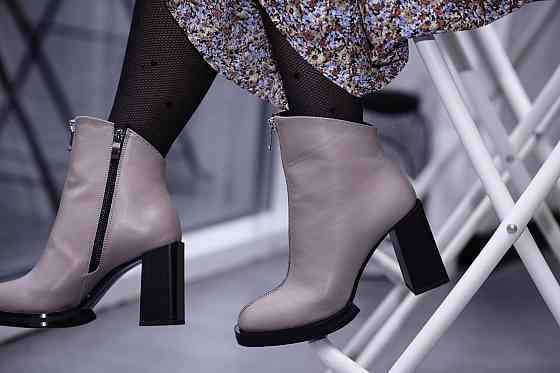 Черевики жіночі ARLEN капучіно шкіра натуральна каблук 9см 38р.39р. (2787) Коломия