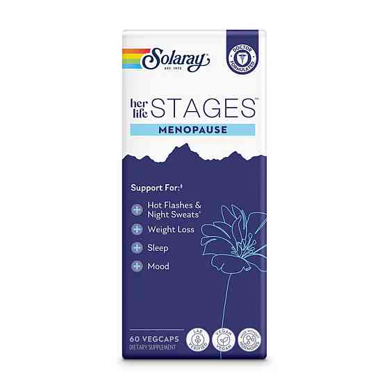 Комплекс для жінок під час менопаузи Solaray Womens Health Menopause 60 vcaps Київ
