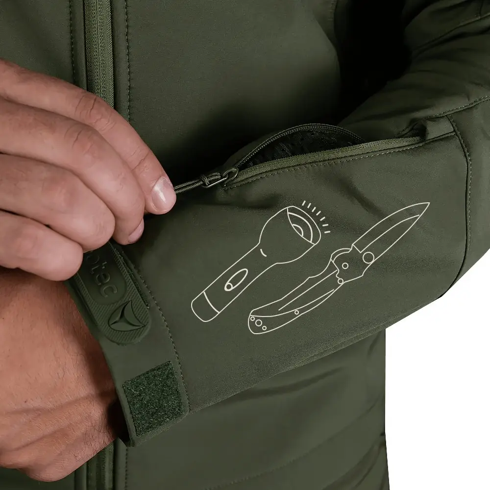 Куртка мужская теплая Phantom System (Оливковый) 3XL Киев - изображение 8