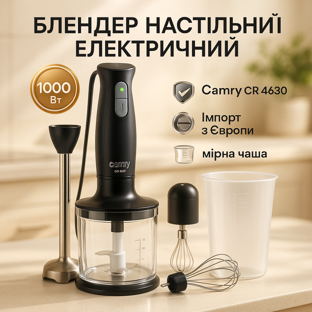 Мощный погружной блендер для дома, Погружной блендер для домашних нужд Хороший электрический HE-27 Львов - изображение 3