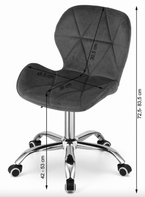 Офісне крісло Leobert Avola темно-рожевий Київ - фото 3