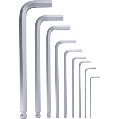 Ключ Bosch шестигранный, набор 9шт, шаровидный наконечник, 1.5-10мм, CrV (1.600.A03.2V1) Винница - изображение 5