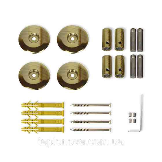 Водяна неіржавка сушарка для рушників Камелія 500х800 бронза Чернівці