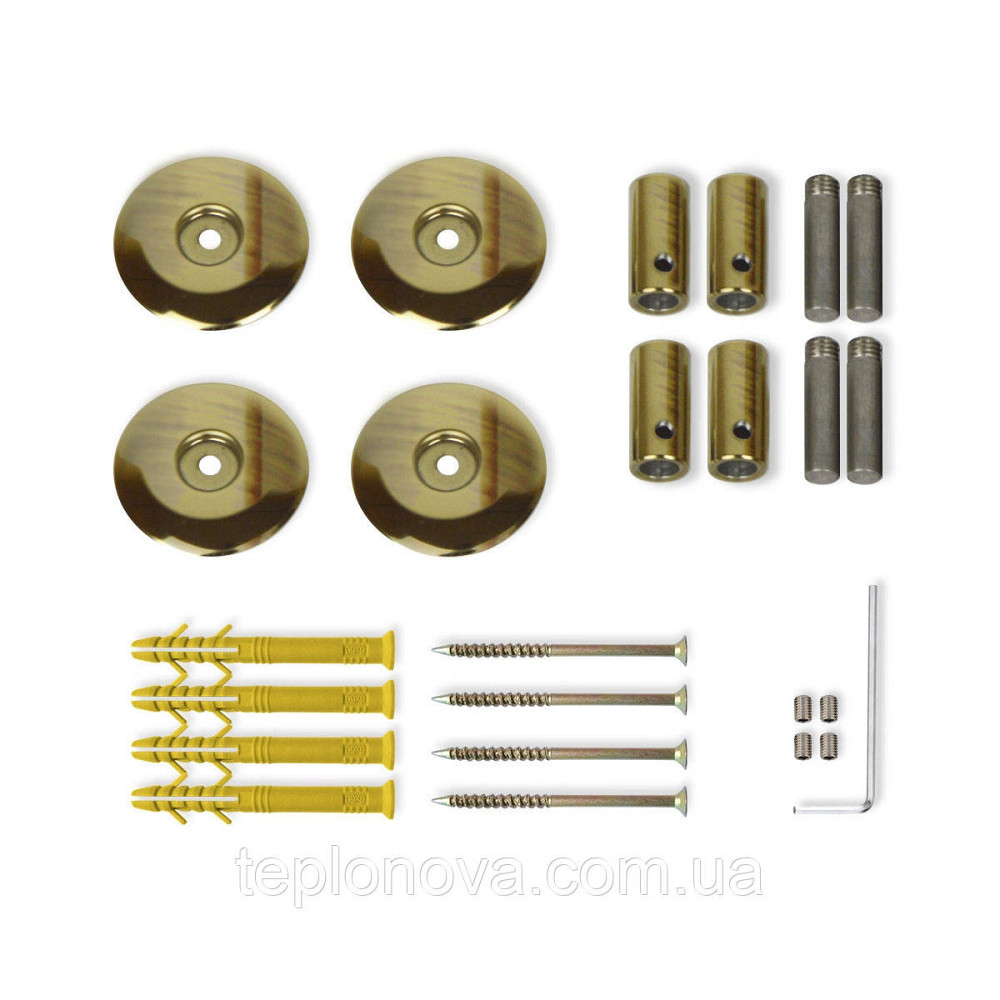 Водяна неіржавка сушарка для рушників Камелія 500х800 бронза Чернівці - фото 4