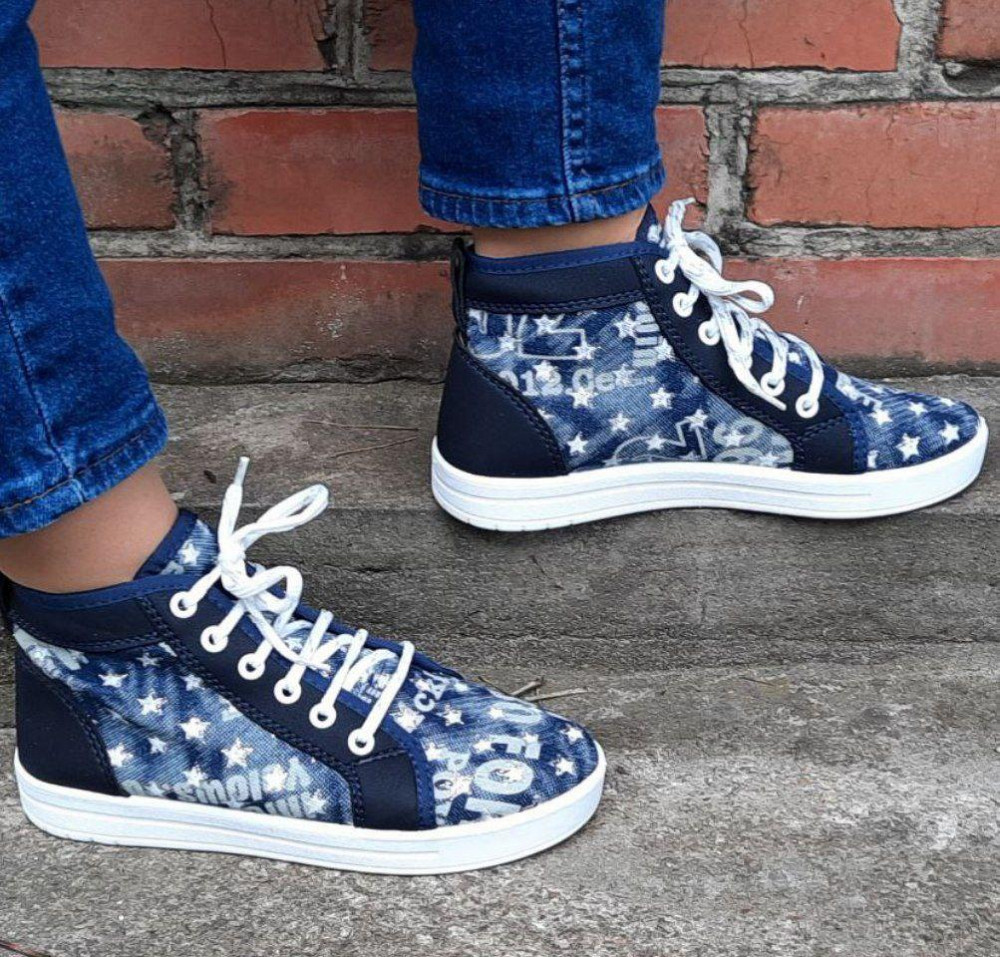 -Женские Кроссовки Мокасины Слипоны Синие Кеды Джинсовые (размеры: 39) - 53 Днепр - изображение 1