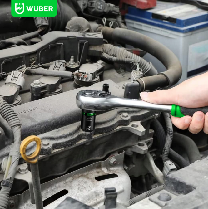 Набір ударних торцевих головок 1/2" 10-32мм 13шт. Wuber (Польща) Київ - фото 10