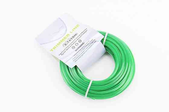 Струна косильна d-2,7mm, 15м "квадрат", двокомпонентна (різні кольори) Київ
