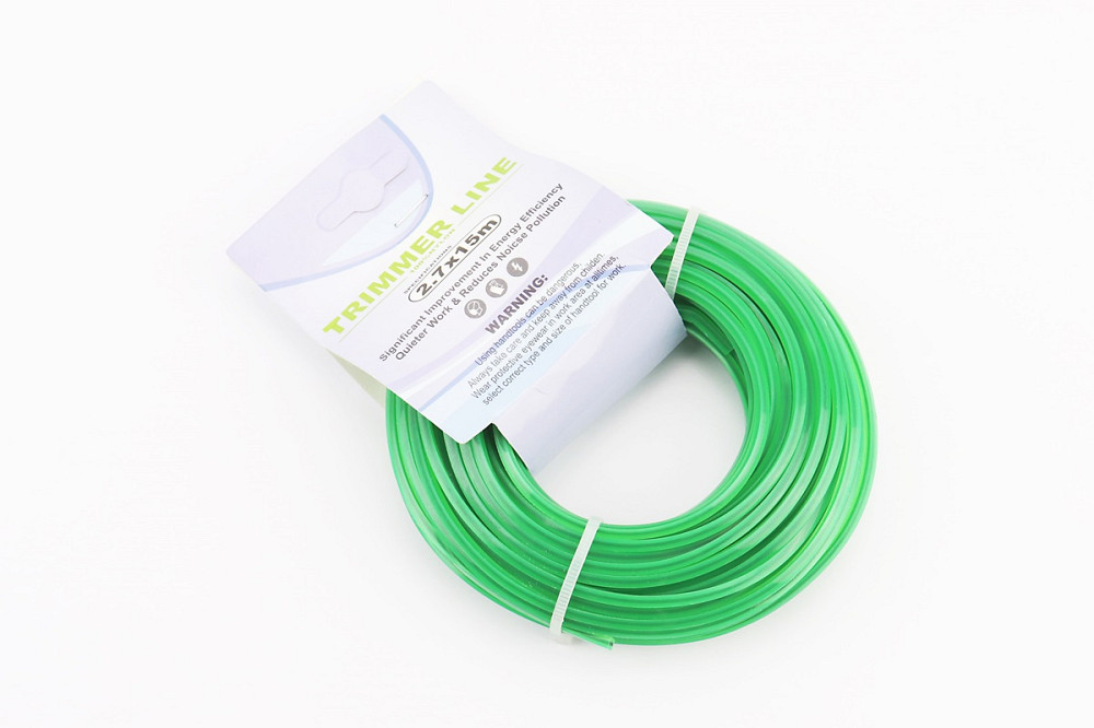 Струна косильна d-2,7mm, 15м "квадрат", двокомпонентна (різні кольори) Київ - фото 1