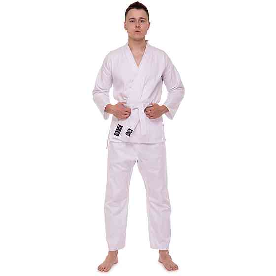 Кімоно для карате MATSA MA-0016 розмір 110-190 см біле Спортивна форма Київ