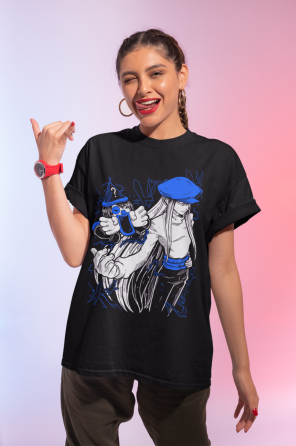 Футболка для мальчика аниме Охотник × Охотник оверсайз (рост от 165 до 180 ) Черний AnimeJ0759m Днепр