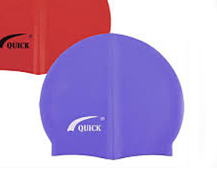 Шапочка для плавання для дівчинки гумова Quick Київ - фото 1