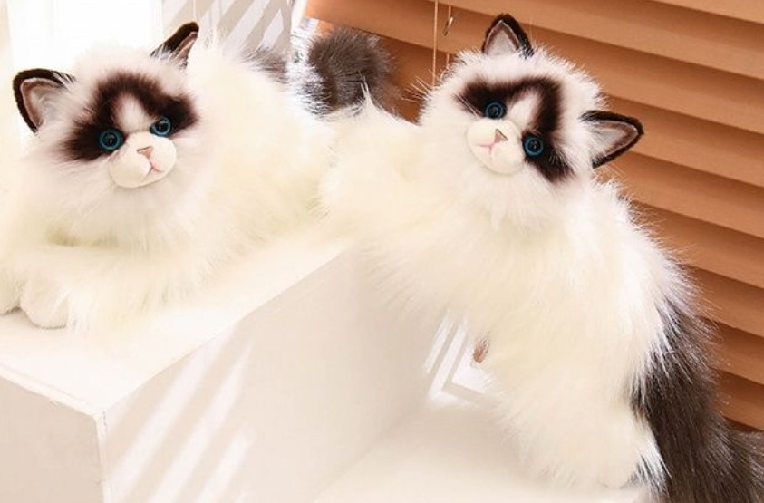 Найкраща преміум реалістична м'яка модель кішки 48 см як жива. Харків - фото 3