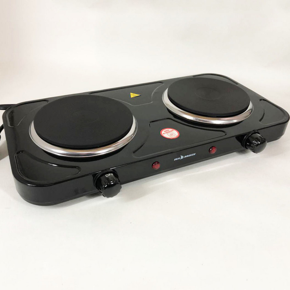 Кухонна плита для маленької кухні, Настільна потужна плита Електрична на подвійну конфорку SF-44 Івано-Франківськ - фото 8