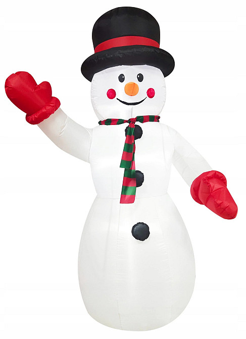 Фігура новорічна світлова Gotel Сніговик на 10 вогнів Київ - фото 1