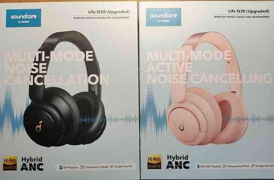 Наушники Anker Soundcore Life Q30 black/ pink ANC Bluetooth 5.0 Киев