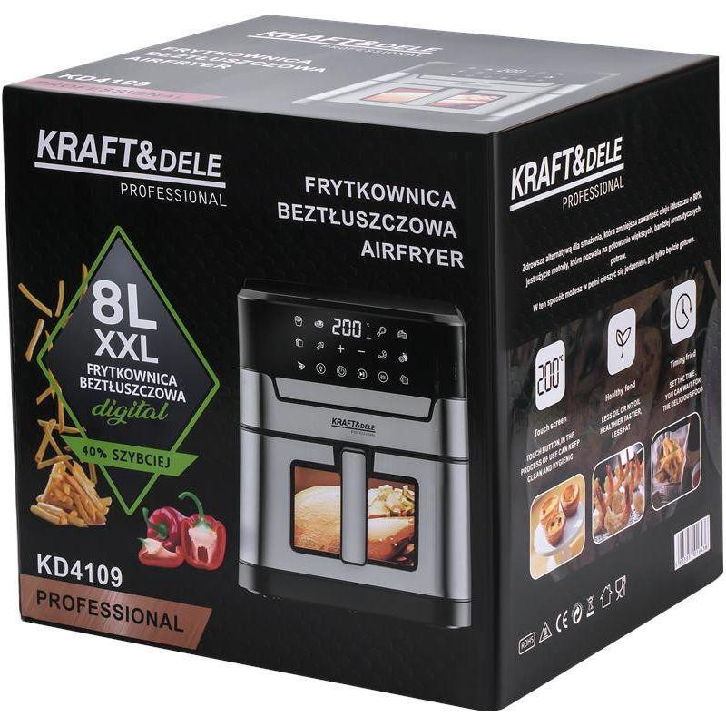Аэрофритюрница Kraft&Dele KD4109 8 Л 2200 Вт Черкассы - изображение 18