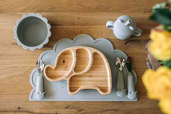 Силіконовий килимок для годування дитини FreeOn Lion, grey Киев