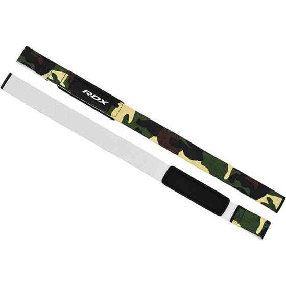 Лямки для тяги RDX W1 Gym Single Strap Camo Green Plus Каменское