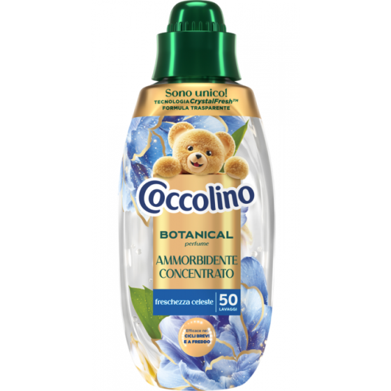 Coccolino Botanical кондиціонер для прання концентрований Freschezza Celeste пачулі, сандал та евкаліпт 750 мл (50 прань) Гостомель