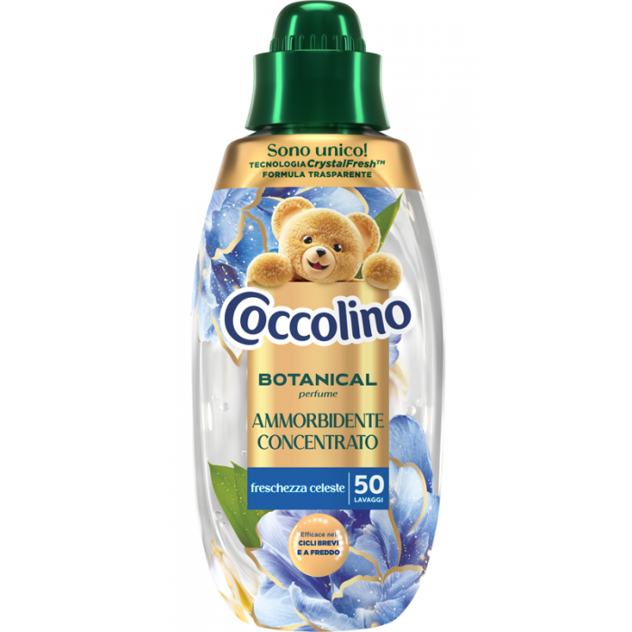 Coccolino Botanical кондиціонер для прання концентрований Freschezza Celeste пачулі, сандал та евкаліпт 750 мл (50 прань) Гостомель - фото 1