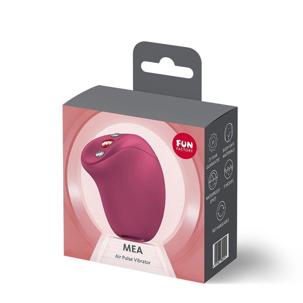 Вакуумний стимулятор Fun Factory MEA Wine Red, унікальні режими, функція посторгазм Sex Aura Київ - фото 10