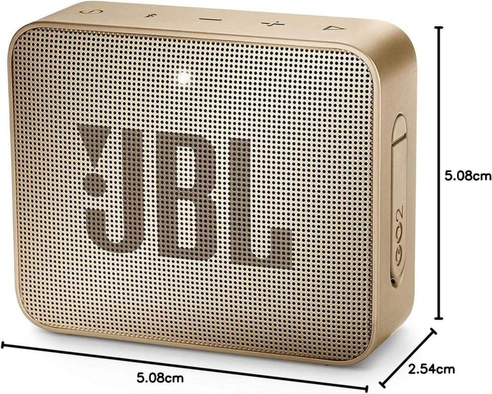 Портативная колонка JBL Go Essential 2 Gold | Bluetooth 4.2, 3.1 Вт, IP67, до 5 ч, USB-C, компактная акустика Киев - изображение 5