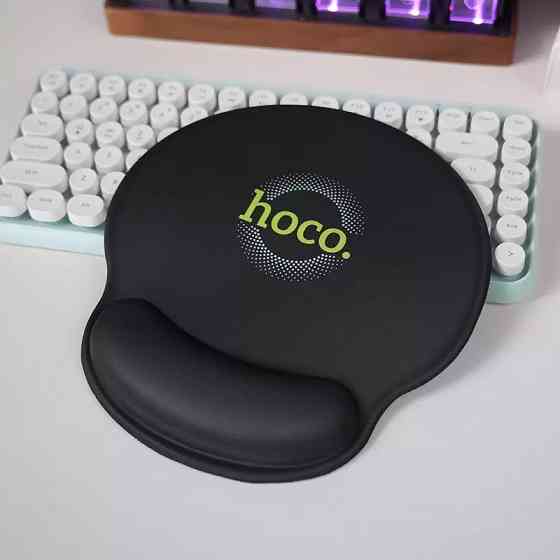 Килимок для миші HOCO GM30 Polar Fox mouse pad with wrist support Black Київ