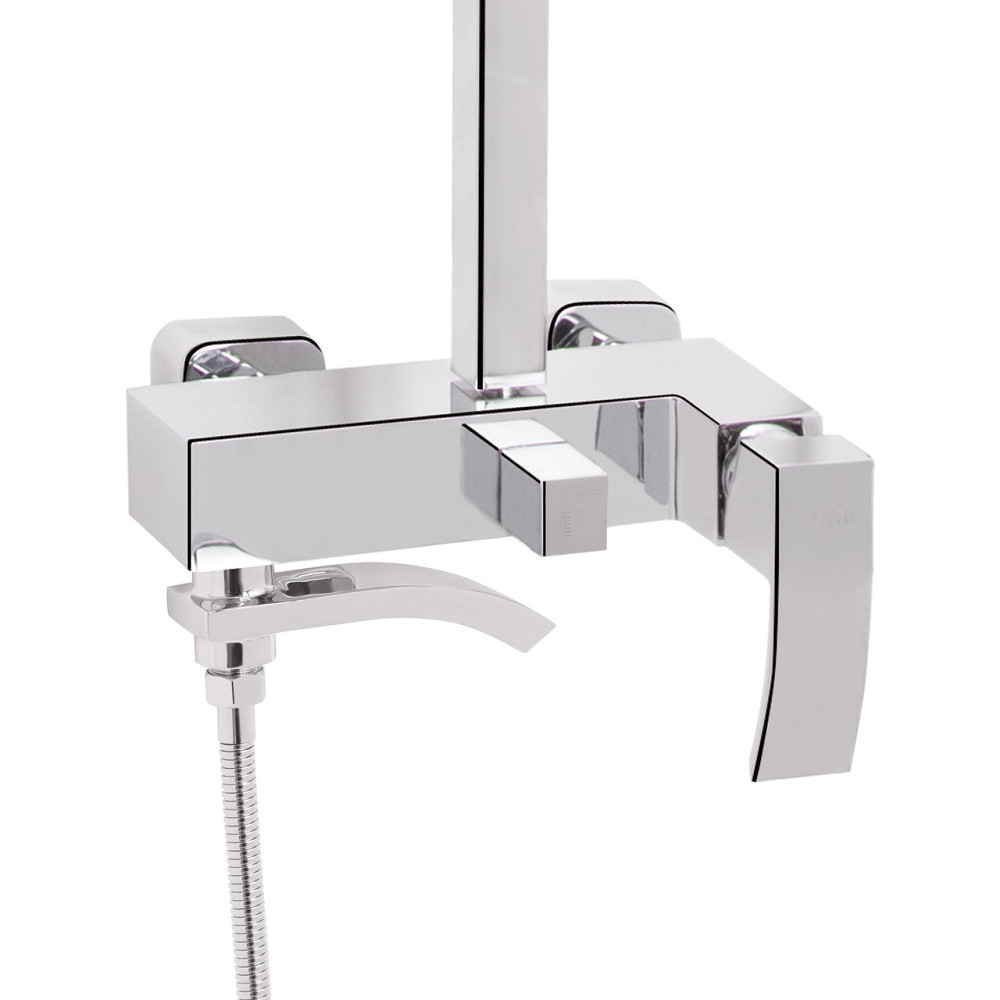 Душова система універсальна Qtap Swan Cascada на три споживачі (з виливом) QTSWA111CRM45566 Chrome Київ - фото 4
