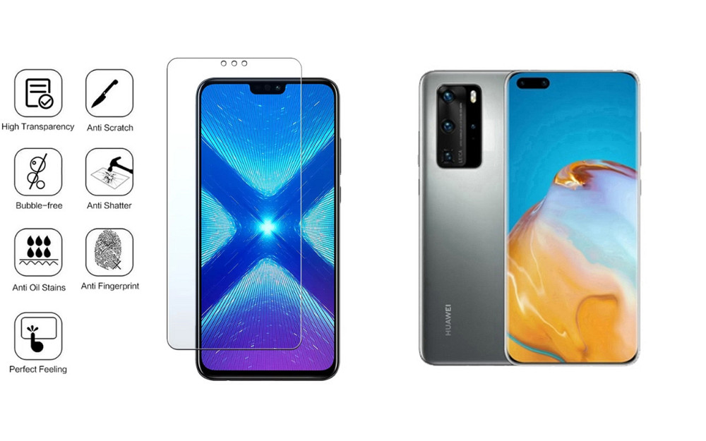 Защитное стекло NeoGlass для Huawei P40 Pro – ультрапрозрачное и устойчивое Киев - изображение 4