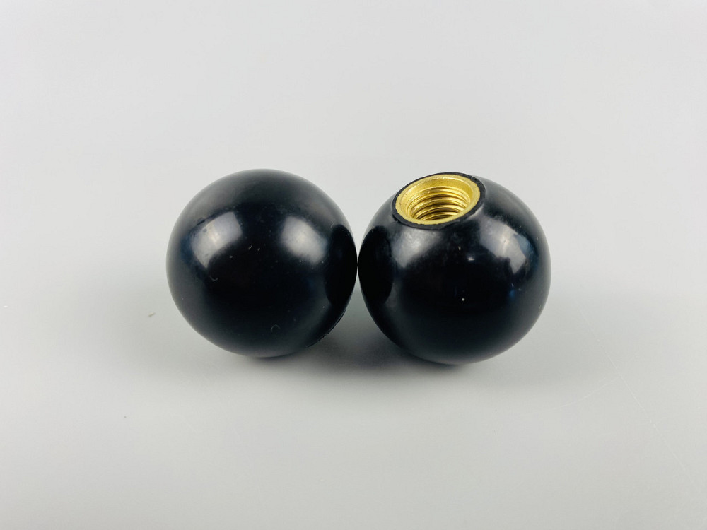 Наконечник важеля універсальний М8, D30 (шар чорний), латунна втулка різь внутрішня М8 Мукачево - фото 7