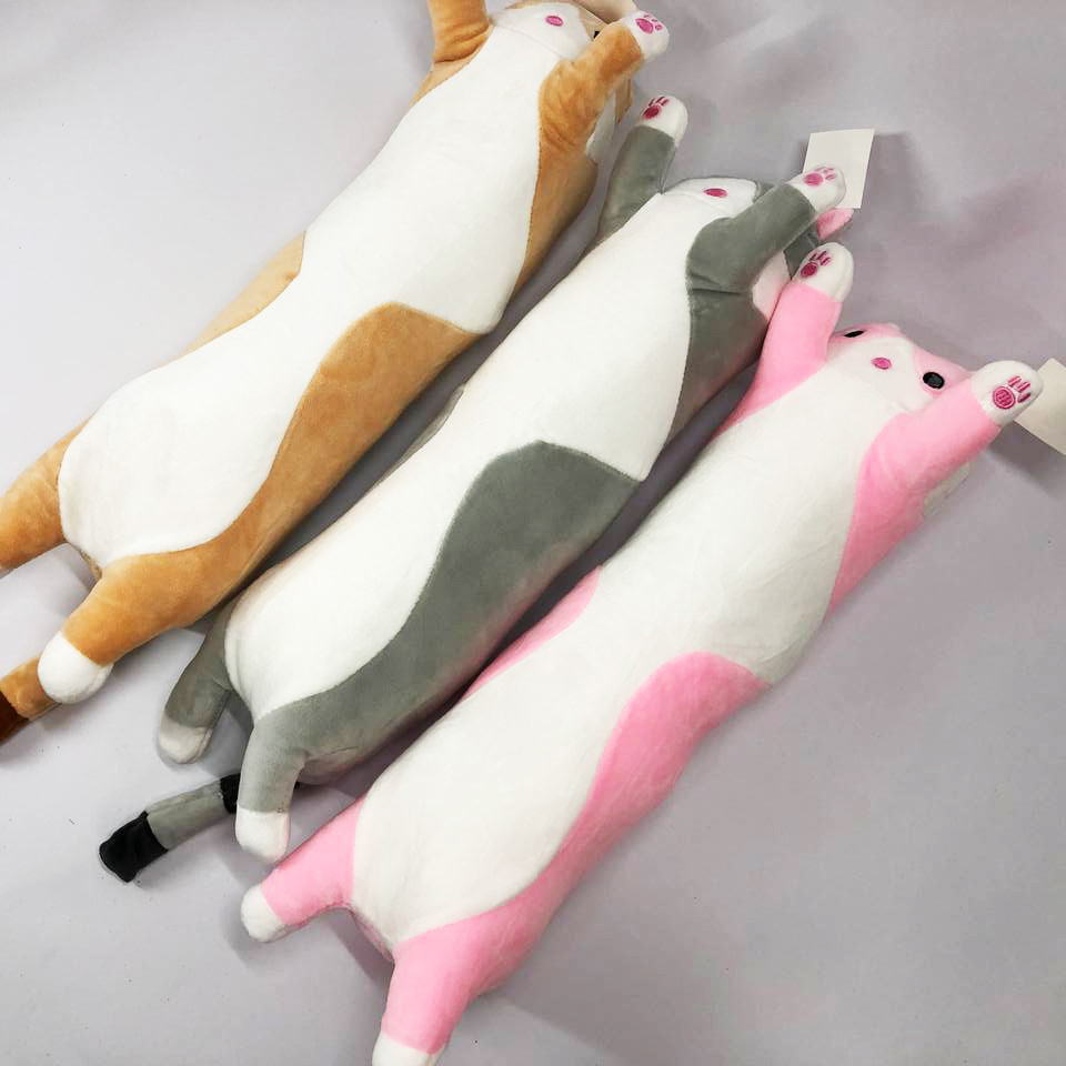 Кот обнимусь мягкий 50 см, Кот-подушка подарок для девушки, Игрушка антистресс котик XG-76 Львов - изображение 4