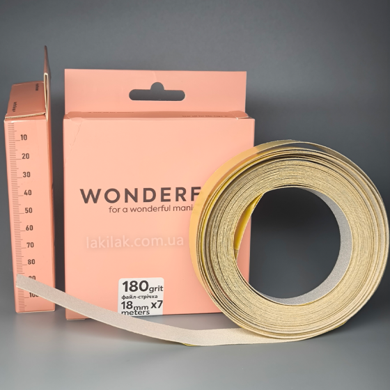Файл-стрічка 180 гріт на клейовій основі для основи Wonderfile 7 метрів Херсон
